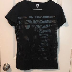 Anne Klein Sport T-Shirt with Black Foil Logo